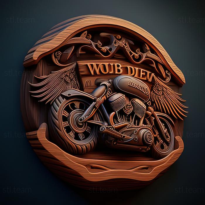 3D модель Родстер Harley Davidson 883 (STL)